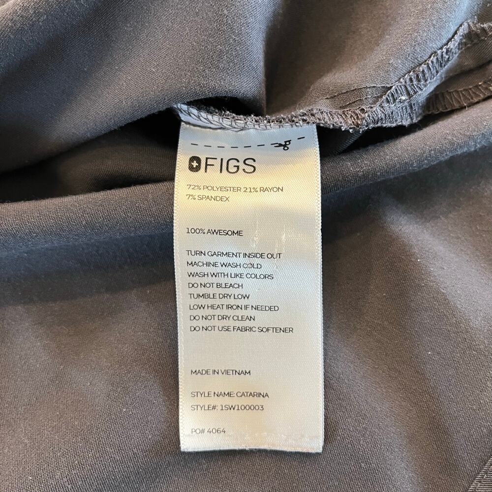 FIGS Catarina One-Pocket Scrub Top Gray Women's 4XL‎ - Picture 4 of 4